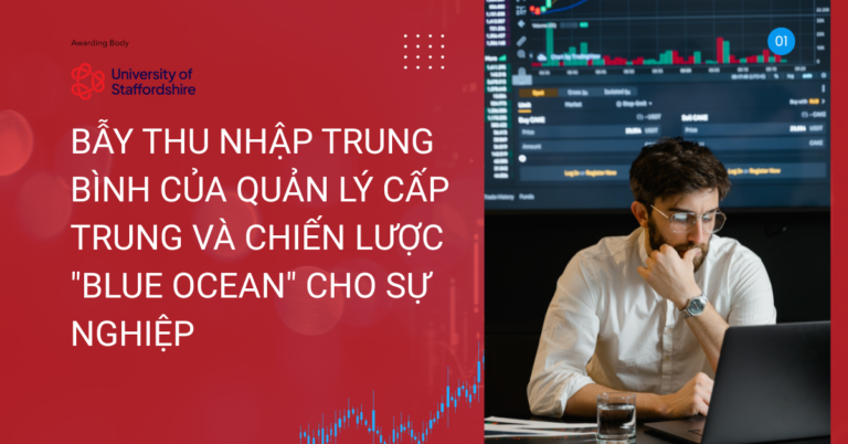 BẪY THU NHẬP TRUNG BÌNH CỦA QUẢN LÝ CẤP TRUNG VÀ CHIẾN LƯỢC “BLUE OCEAN” CHO SỰ NGHIỆP