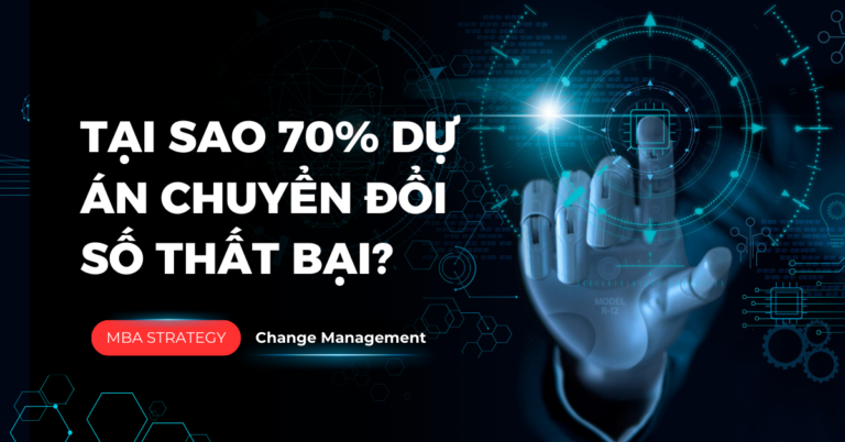 TẠI SAO 70% DỰ ÁN CHUYỂN ĐỔI SỐ THẤT BẠI?
